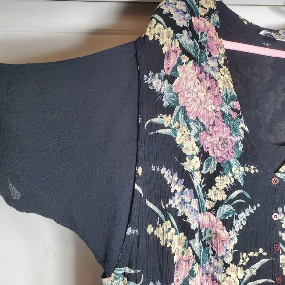 Vingtage Plus Size Cottagecore Fairy Grunge Whimsigoth Dress 1X See Measurements - Picture 5 of 13